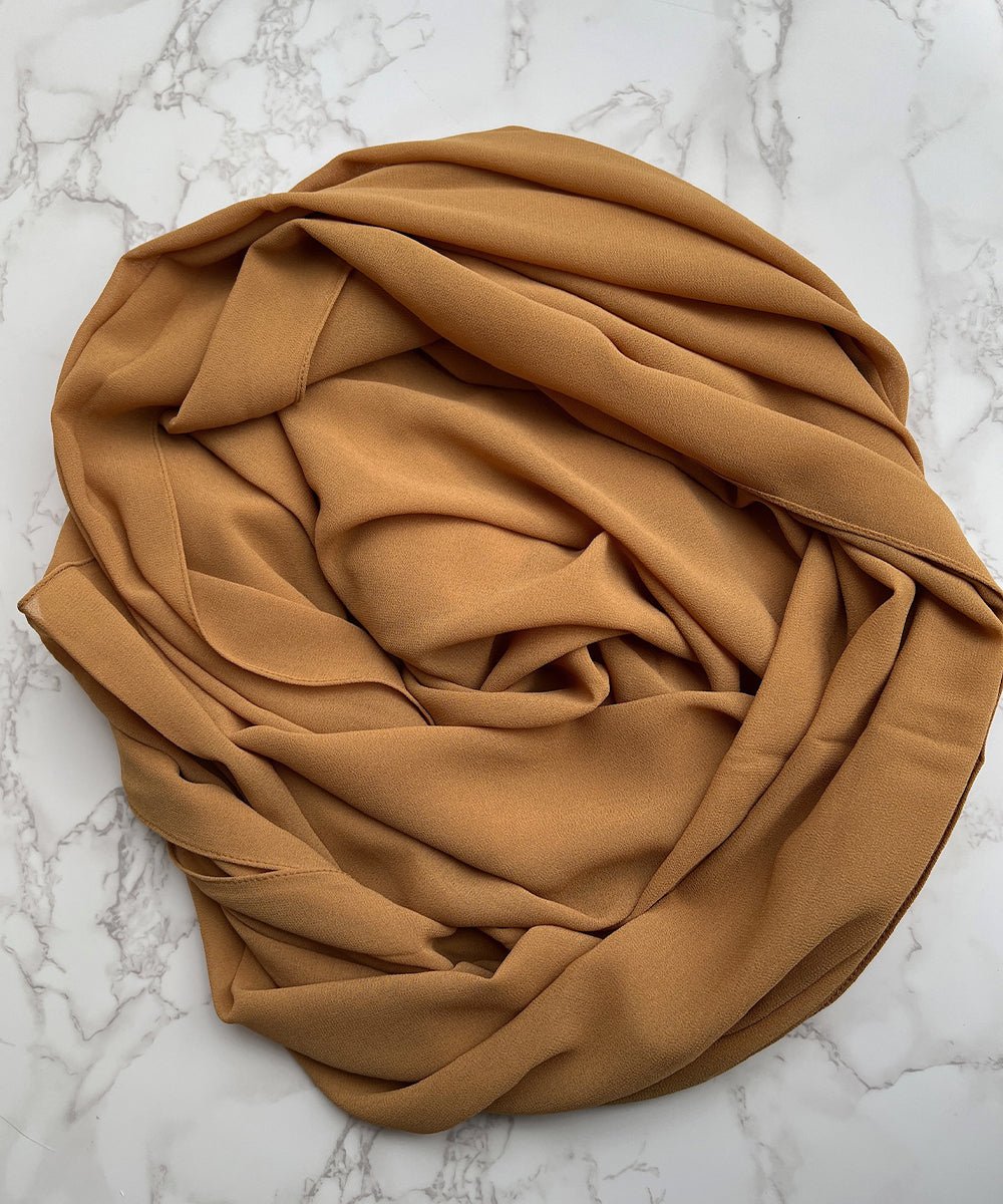 Desert Sand Chiffon Hijab - Chiffon