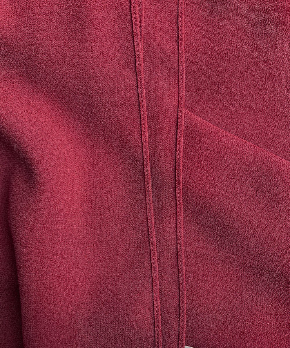 Vino Red Chiffon Hijab - Chiffon