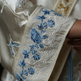 Japanese kimono made of a silk blend
