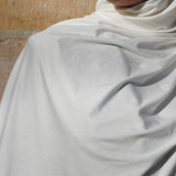Snow White Bamboo Jersey Hijab