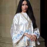 Japanese kimono made of a silk blend
