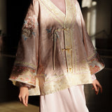Japanisches Kimono aus Seidenmischung