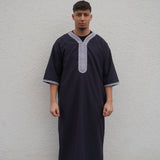 North African Qamis White made of linen