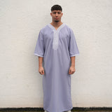 North African Qamis White made of linen