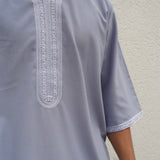 North African Qamis White made of linen