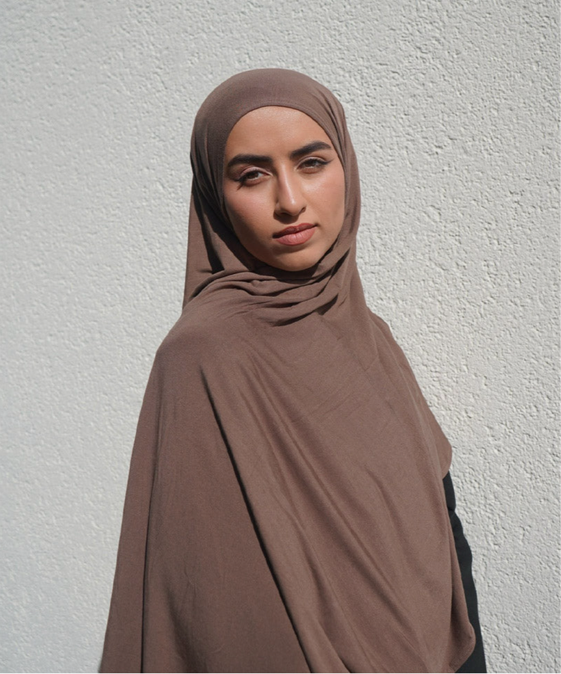 Cocoa Bean Bamboo Jersey Hijab