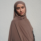 Cocoa Bean Bamboo Jersey Hijab