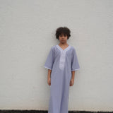 North African Qamis Hellblau Kids