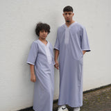 North African Qamis Hellblau Kids