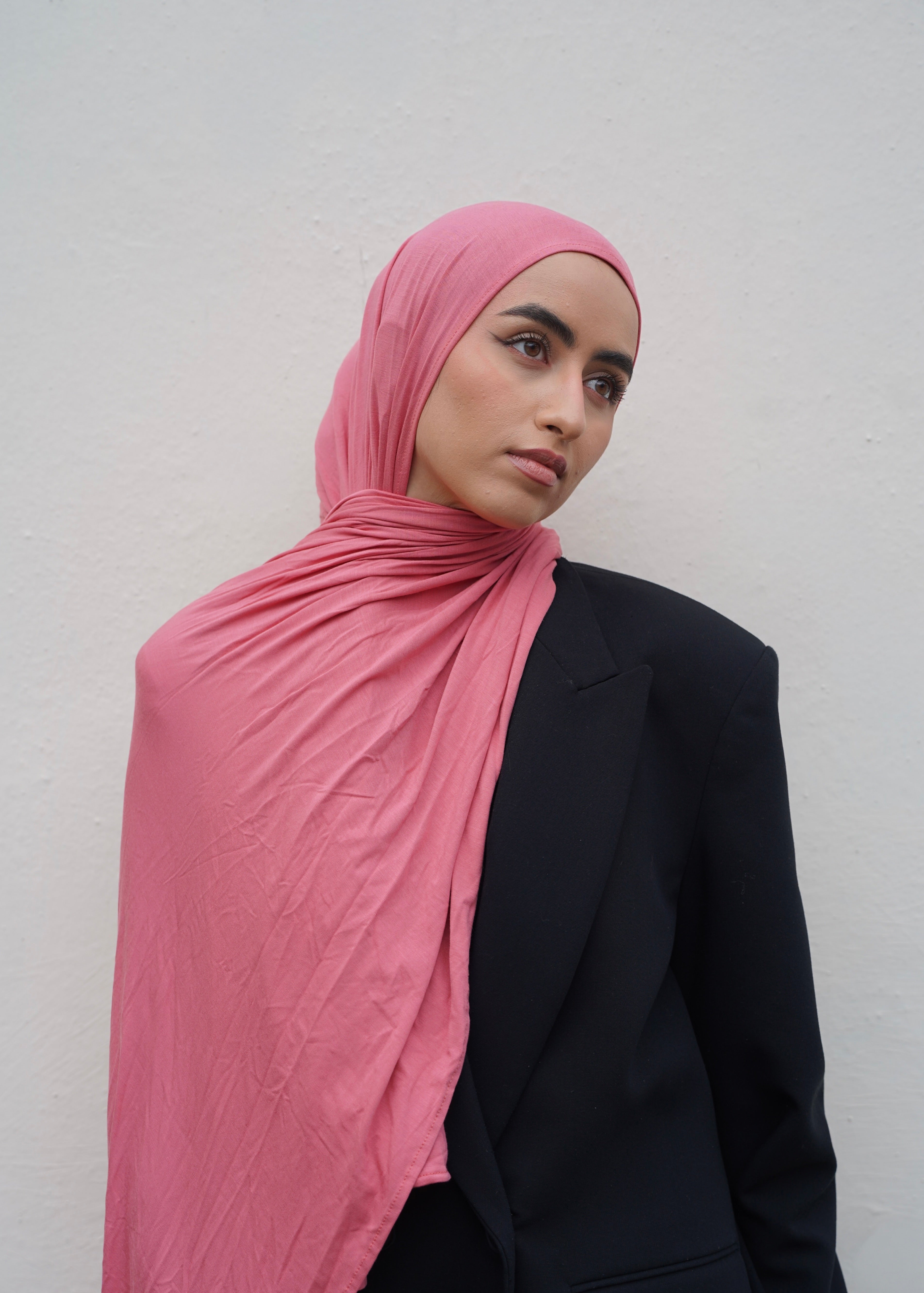 Blossom Pink Bamboo Jersey Hijab