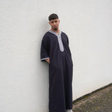 North African Qamis White made of linen