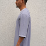 North African Qamis White made of linen