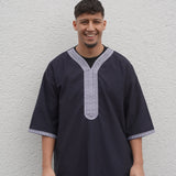 North African Qamis White made of linen