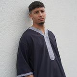 North African Qamis White made of linen