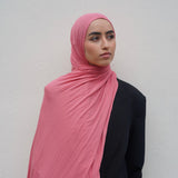 Blossom Pink Bamboo Jersey Hijab