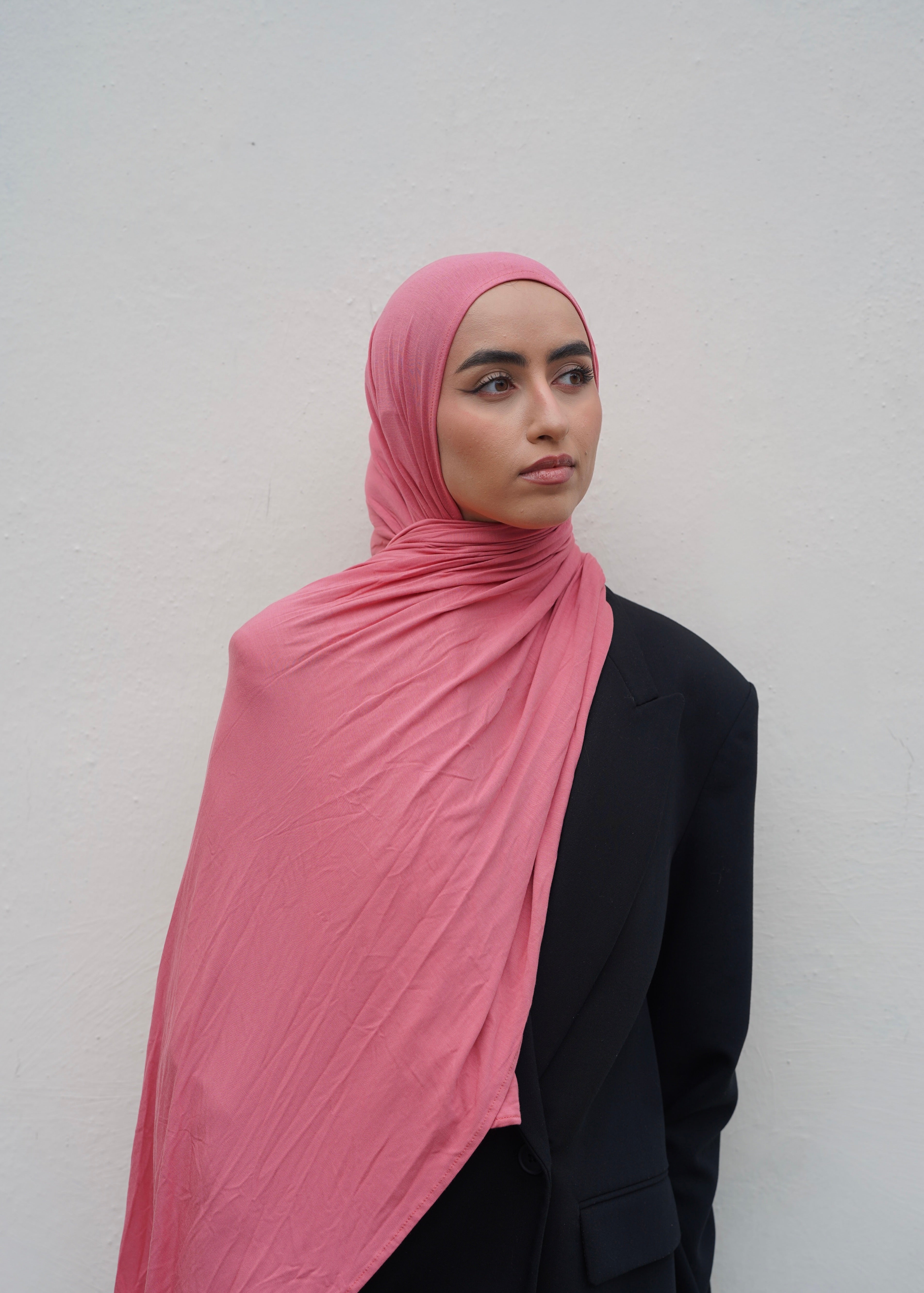 Blossom Pink Bamboo Jersey Hijab