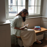 Gestreiftes Damenhemd - Grün