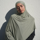 Pistachio Bamboo Jersey Hijab