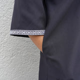 North African Qamis White made of linen