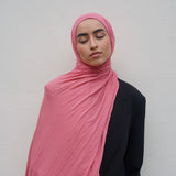 Blossom Pink Bamboo Jersey Hijab