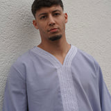 North African Qamis White made of linen