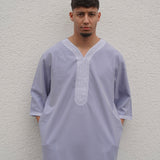 North African Qamis White made of linen