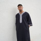 North African Qamis White made of linen
