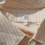 Gestreiftes Herrenhemd - Beige