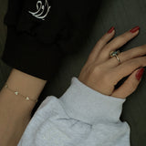 Hoodie Abayah aus Baumwolle Schwarz