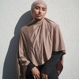 Cappuccino Bamboo Jersey Hijab