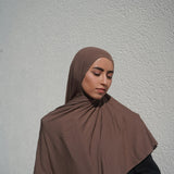 Cocoa Bean Bamboo Jersey Hijab