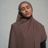 Cocoa Bean Bamboo Jersey Hijab