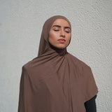 Cocoa Bean Bamboo Jersey Hijab