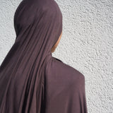 Autumn Plum Bamboo Jersey Hijab