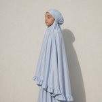 Mädchen im Gebetskleid-Set Kids in Pastellblau