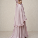 Gebetskleid-Set Kids in Rosa – Seitenansicht