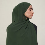 Matching Hijab & Undercap - Forest Green