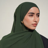 Matching Hijab & Undercap - Forest Green