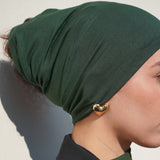 Matching Hijab & Undercap - Forest Green