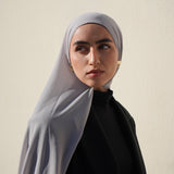 Matching Hijab & Undercap - Moon Grey