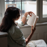 Gestreiftes Damenhemd - Grün