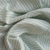 Gestreiftes Damenhemd - Grün