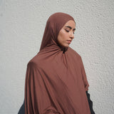 Cinnamon Bamboo Jersey Hijab