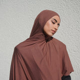 Cinnamon Bamboo Jersey Hijab