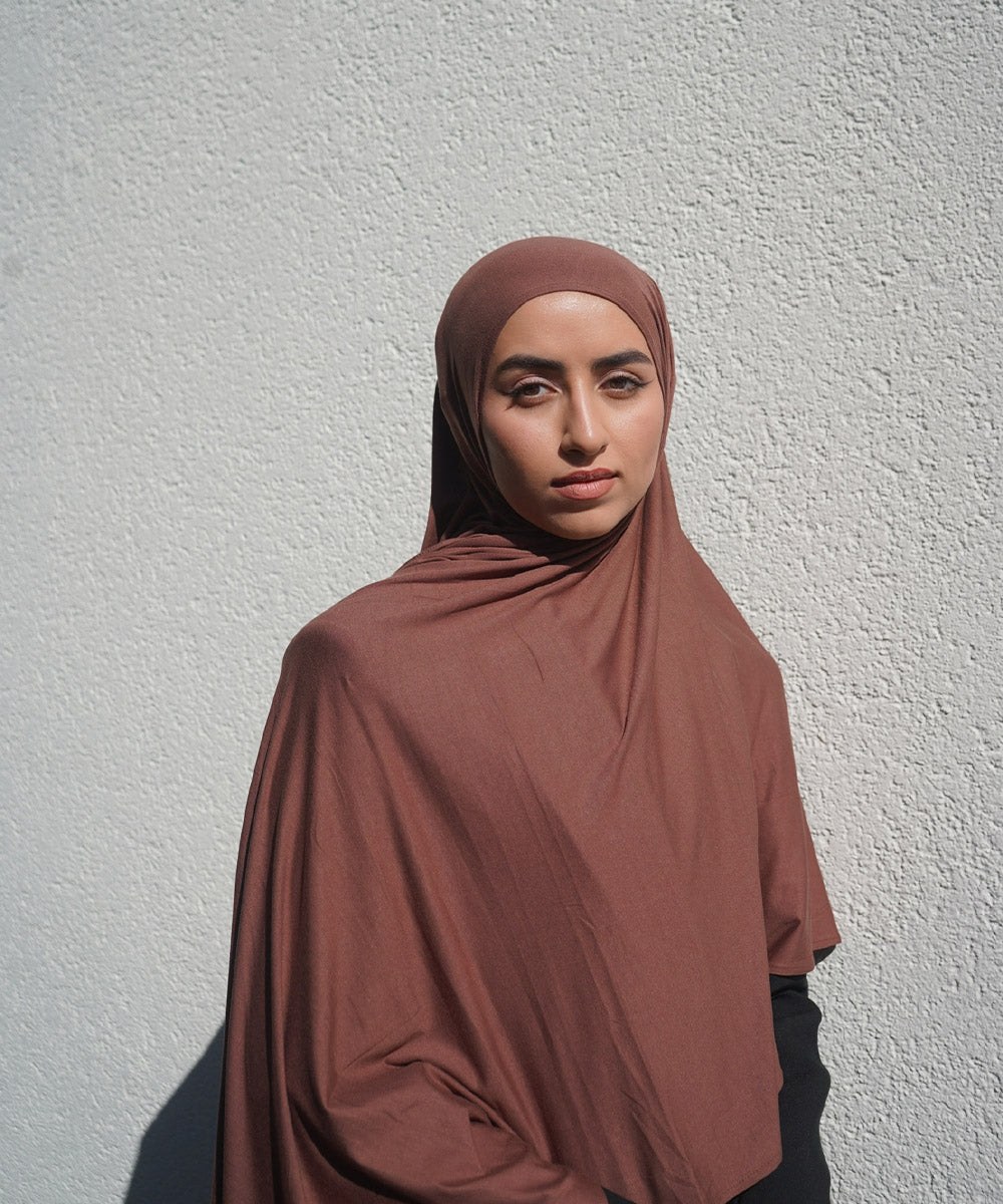 Cinnamon Bamboo Jersey Hijab