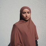 Cinnamon Bamboo Jersey Hijab