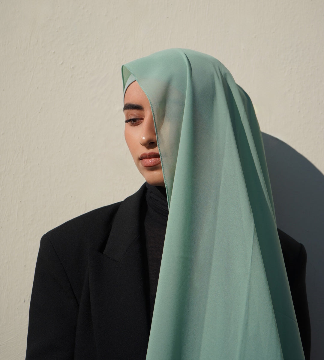 Matching Hijab & Undercap - Tropical Green