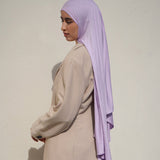 Lavendel Violet Bamboo Jersey Hijab