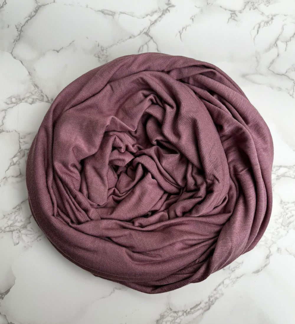 Mauve Rose Premium Jersey Hijab - Jersey