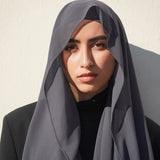 Matching Hijab & Undercap - Qadr Blue